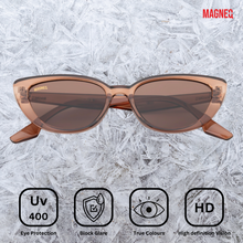 Load image into Gallery viewer, Magneq Cateye Shaped Polarized Sunglasses MG 5080/S C4 5518