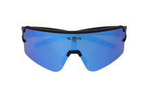 Load image into Gallery viewer, Bloovs Flandes - Matte Black Blue Sports Mirror Sunglasses
