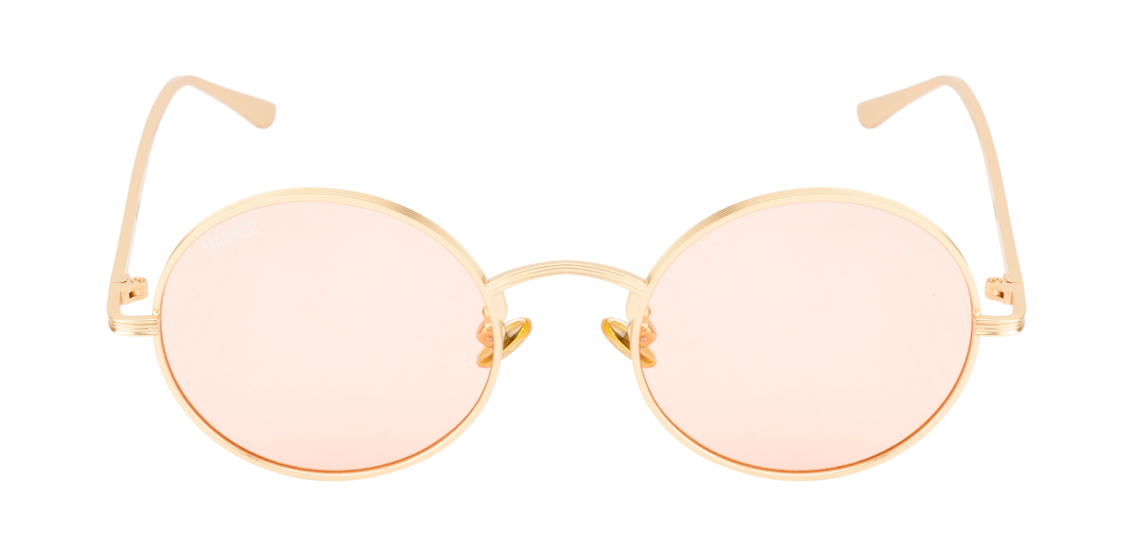 Round sunglasses - Gold-coloured - Ladies | H&M IN