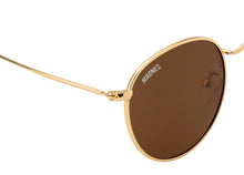Load image into Gallery viewer, MAGNEQ Round Shaped Brown Uv Protected Polarized Unisex Sunglasses MG 3447/S C6 5021