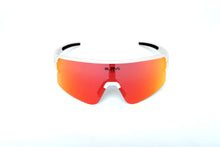 Load image into Gallery viewer, Bloovs Flandes  - Matte White Orange Sports Mirror Sunglasses
