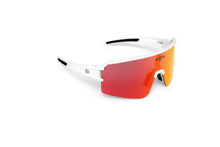 Load image into Gallery viewer, Bloovs Flandes  - Matte White Orange Sports Mirror Sunglasses