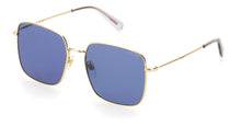 Load image into Gallery viewer, Levi&#39;s Square shaped Sunglasses for Women LV 1007/S 2F7 56KU Blue Colour