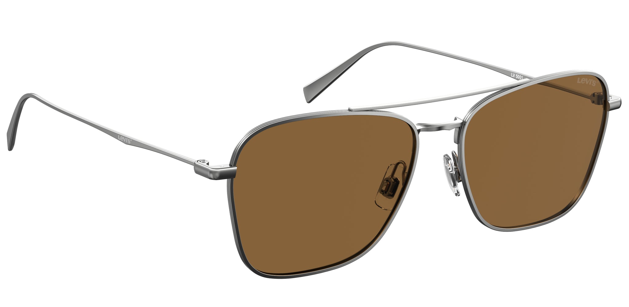 Levis Navigator shaped Sunglasses for Men LV 5001/S 6LB 5870 Brown